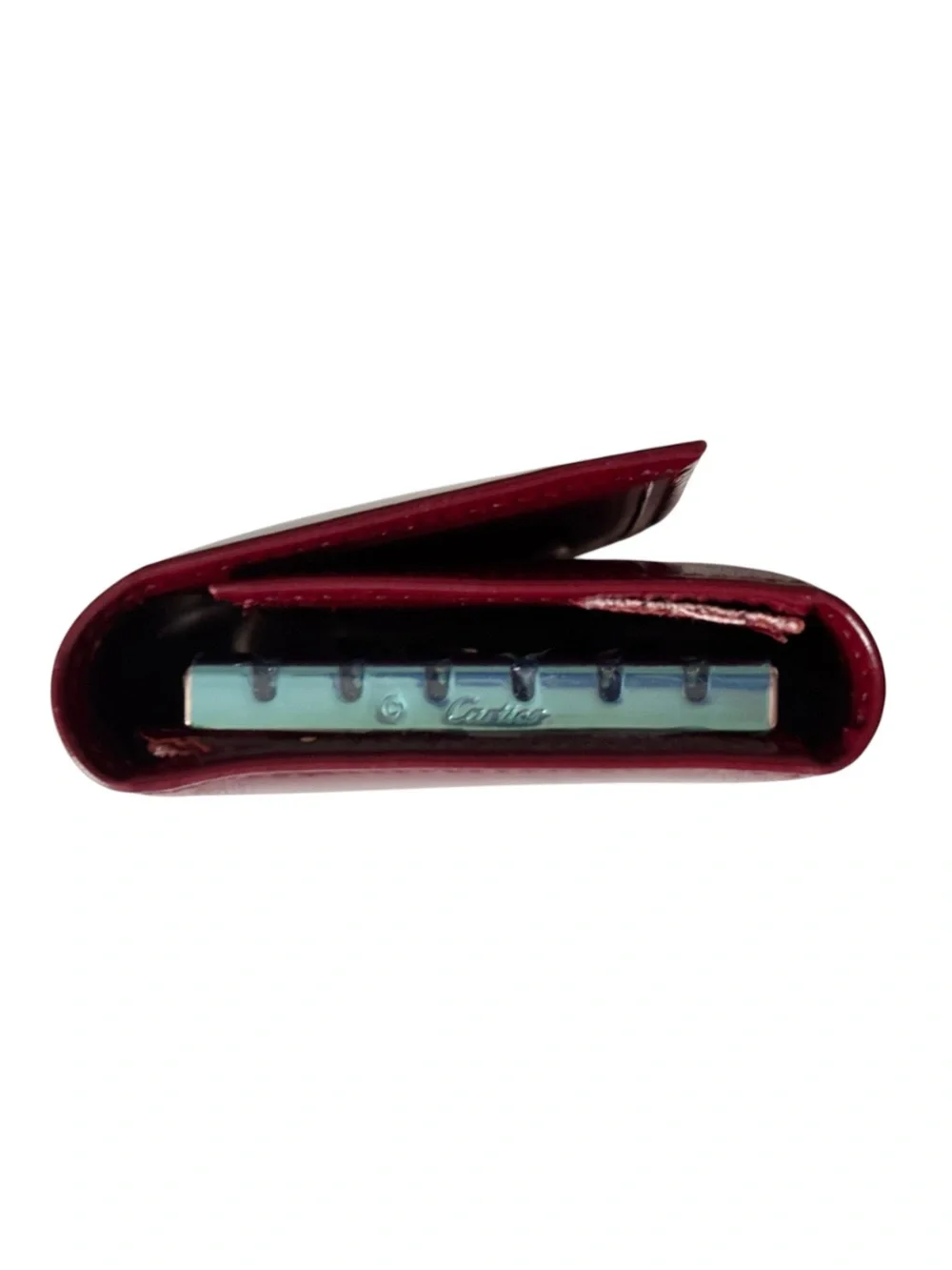 CARTIER Vintage Must Key Holder With Cards And Box